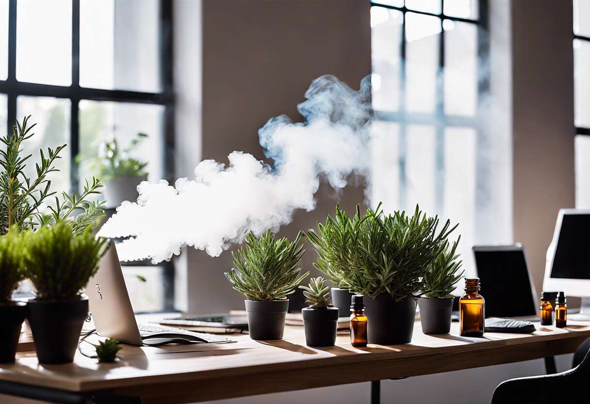 Amélioration de la concentration grâce à l'aromathérapie