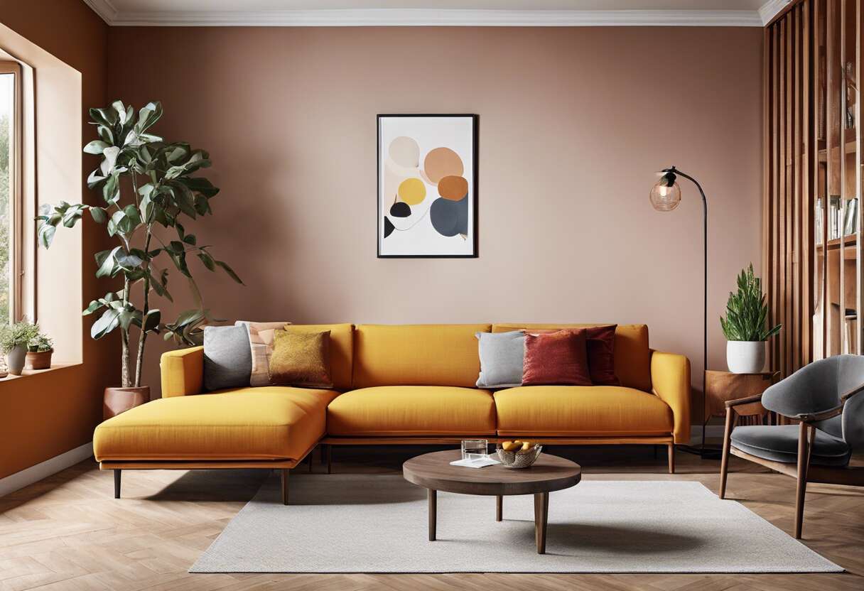 Les couleurs chaudes : dynamisme et convivialité chez soi