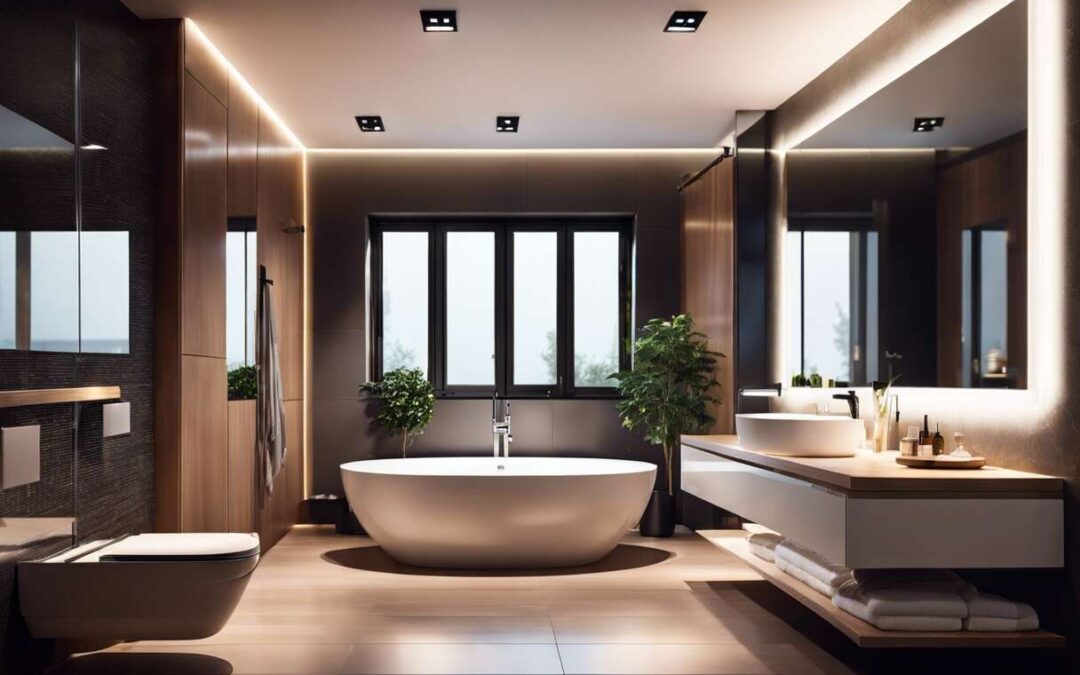 Éclairage LED en salle de bain : allier esthétique et économie d'énergie