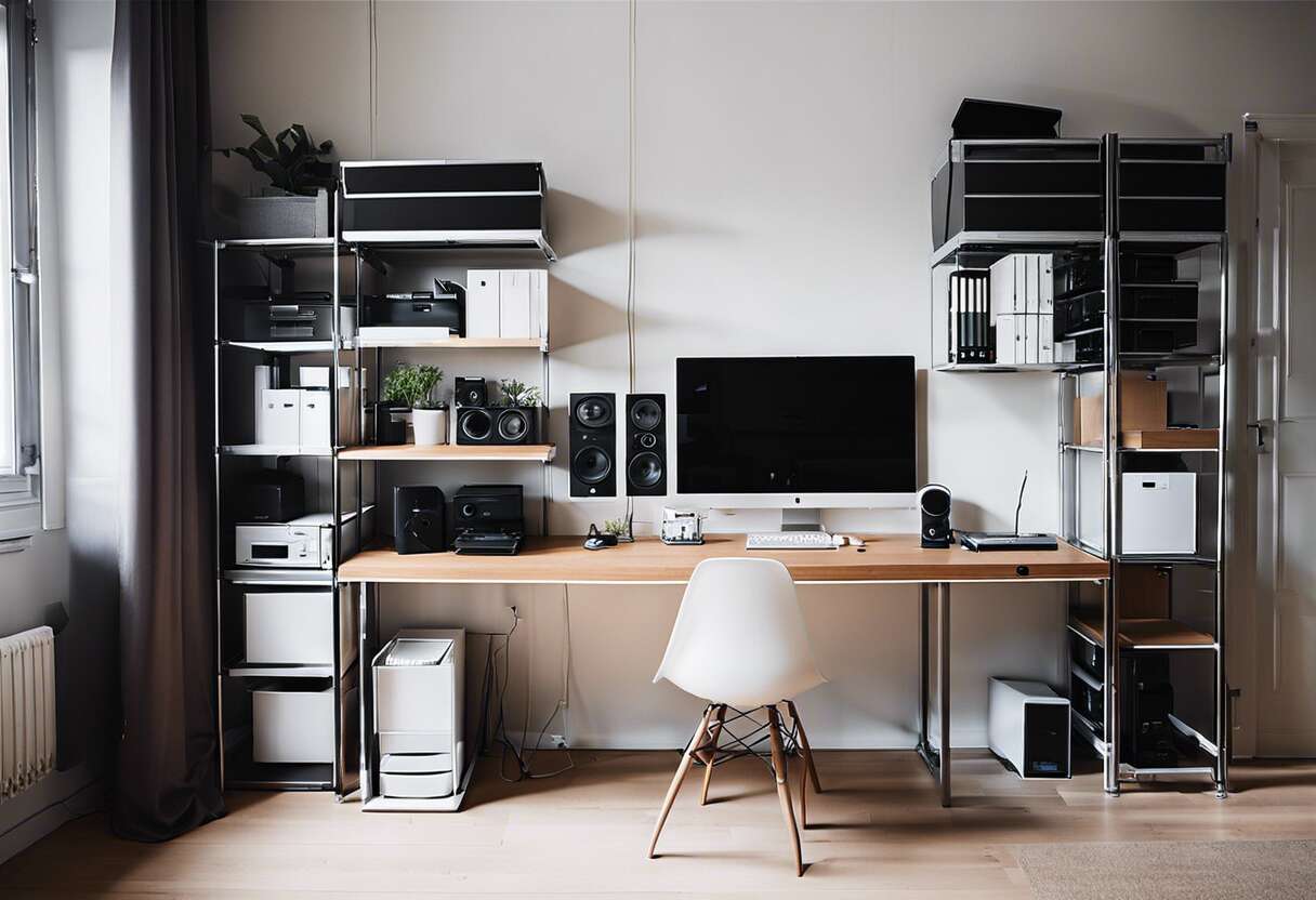 Gestionnaire De Câbles – Organisation Fils Bureau Maison, 52 Cm - 9