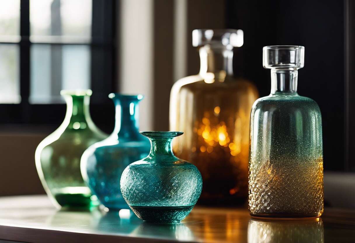 L'innovation verte : les créations esthétiques à partir de verre recyclé