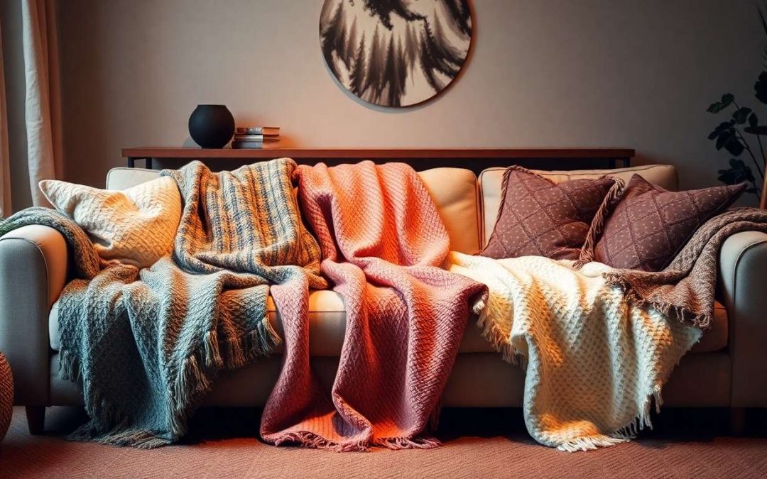 Couvertures et plaids douillets : allier confort et esthétique