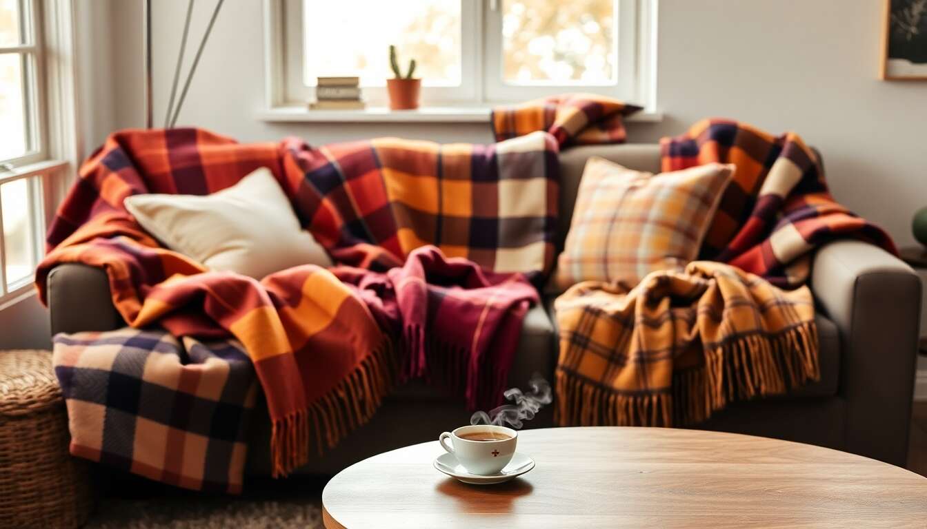 Le plaid, un accessoire déco incontournable pour toutes les saisons