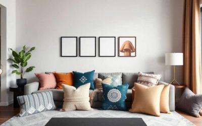 Tendances actuelles : les coussins décoratifs qui transforment un intérieur