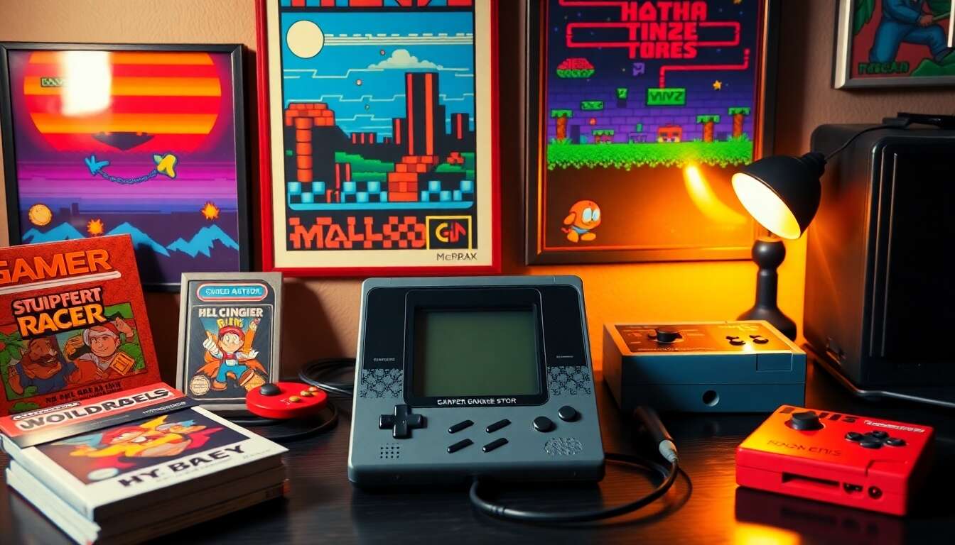 Découvrir les classiques avec la console rétro portable