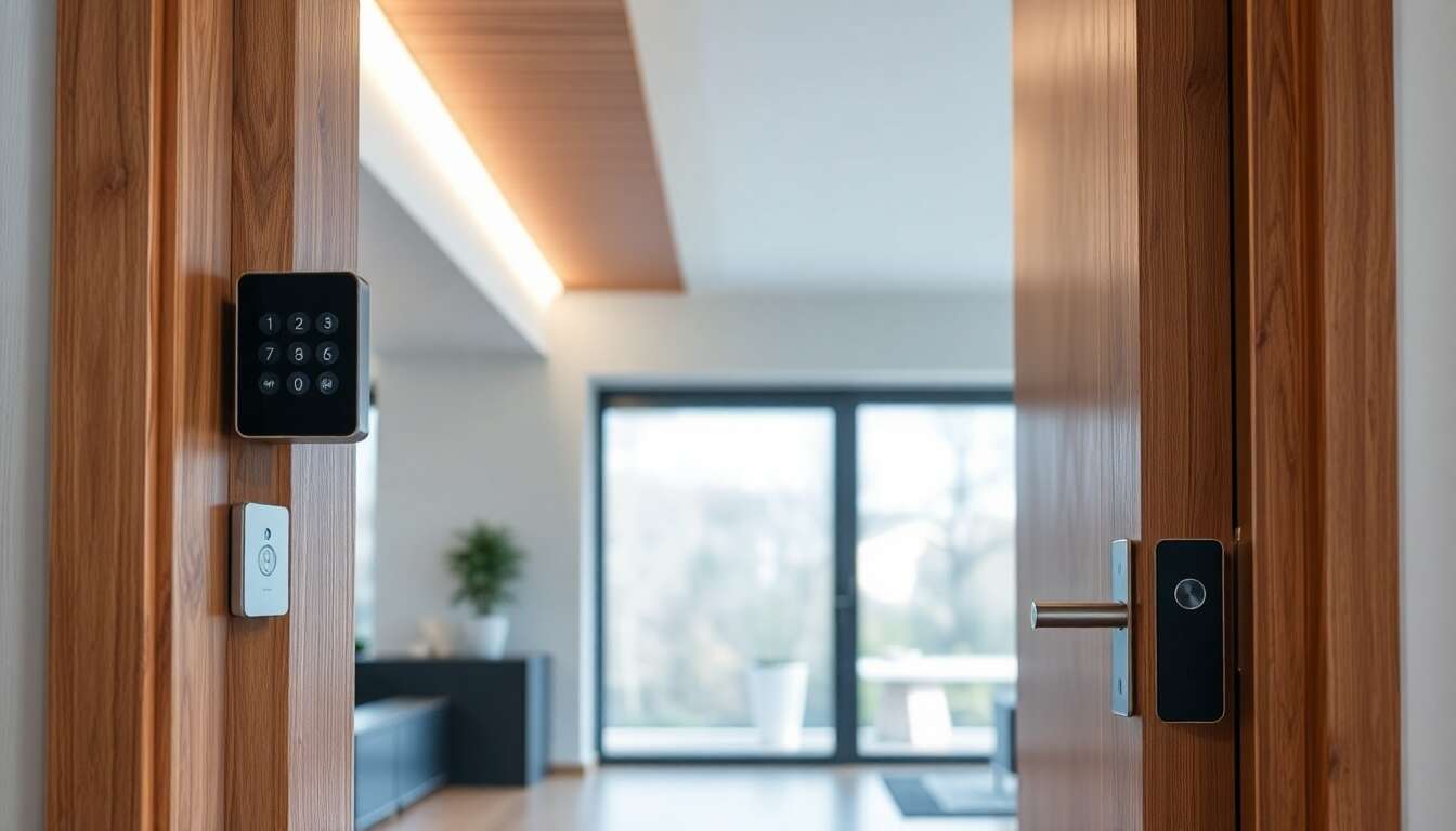 Différentes options de serrures connectées