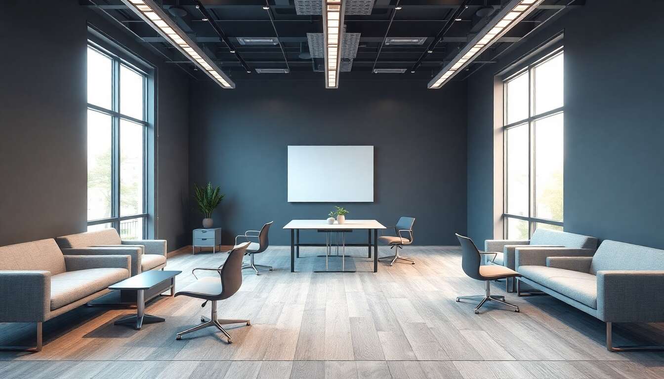 Optimiser l'espace et l'éclairage pour des réunions efficaces