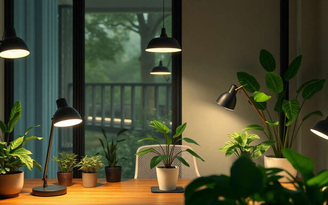 Éclairage adapté : quelles lampes choisir pour vos plantes de bureau ?