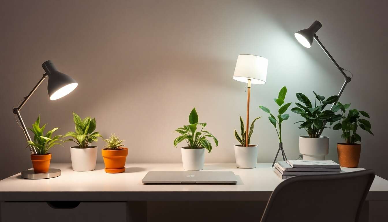 Comprendre les besoins lumineux des plantes de bureau