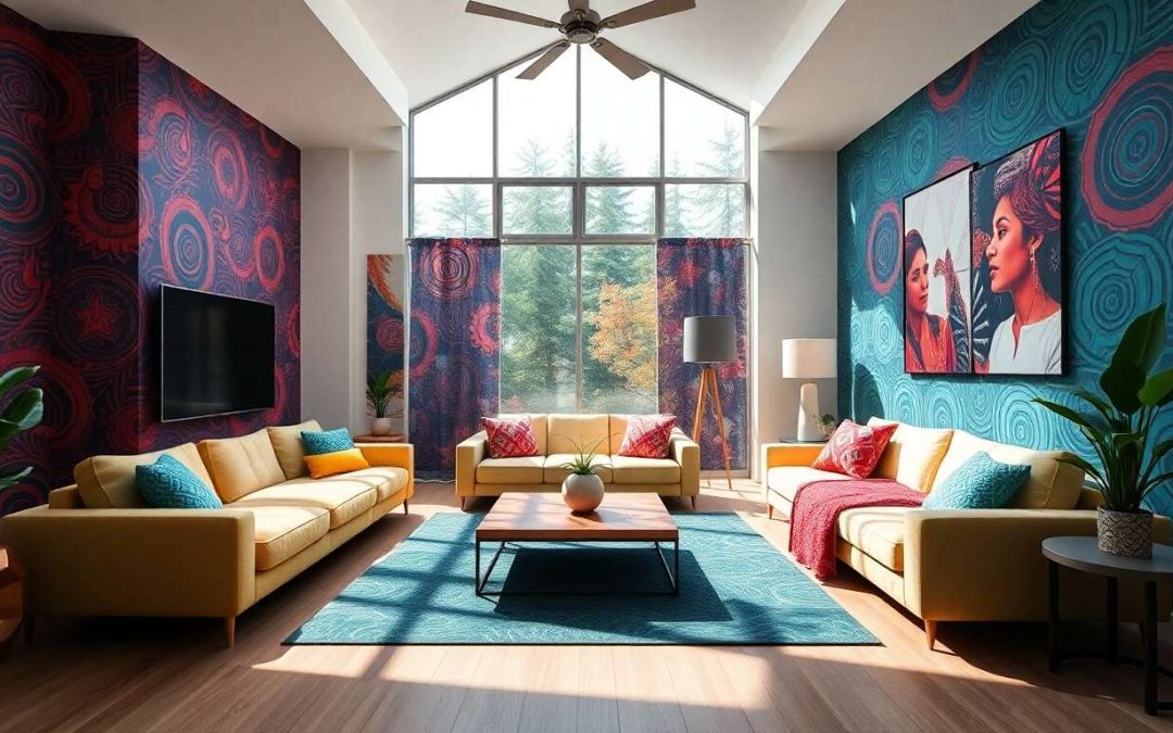 Couleurs et motifs : influence sur la perception des espaces intérieurs