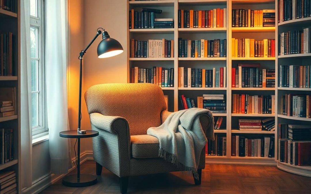 Conseils pour agencer un coin lecture cosy avec le bon fauteuil et éclairage