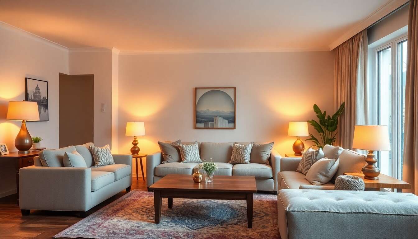 Température de couleur idéale pour chaque pièce de la maison