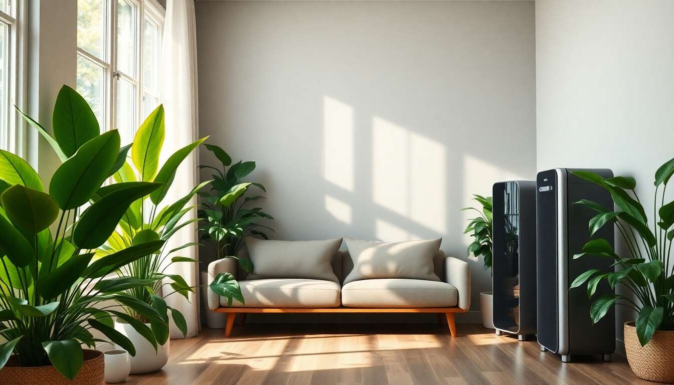 Plantes vertes et purification naturelle de l'air