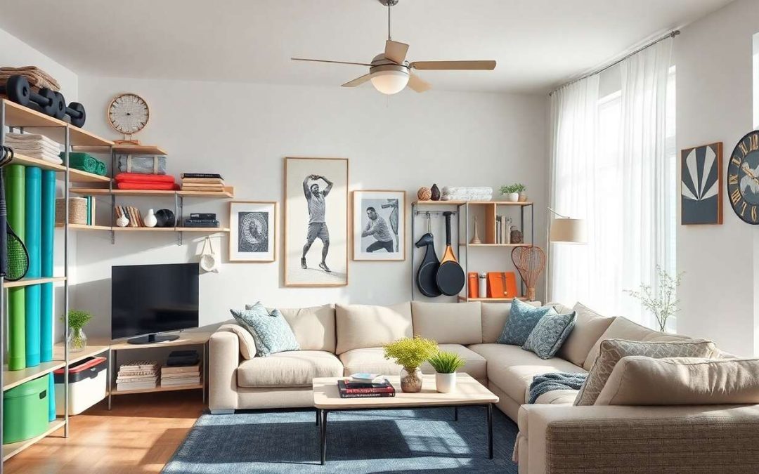 Espace réinventé : solutions astucieuses pour ranger son matériel de sport à la maison