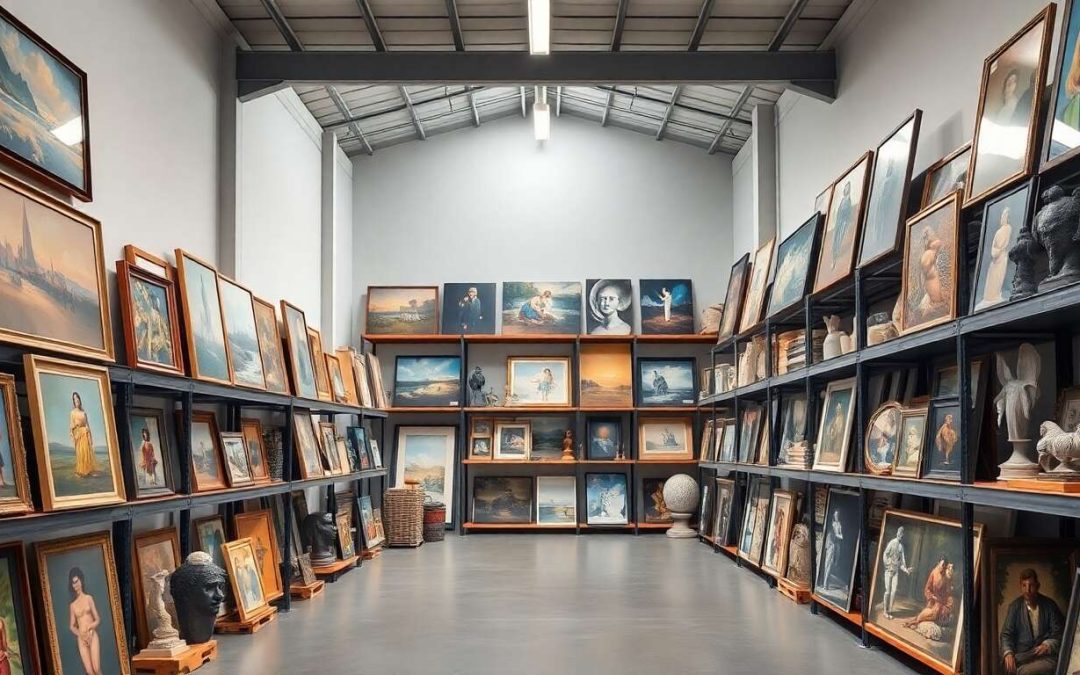 Stockage des œuvres d'art : solutions pratiques pour artistes