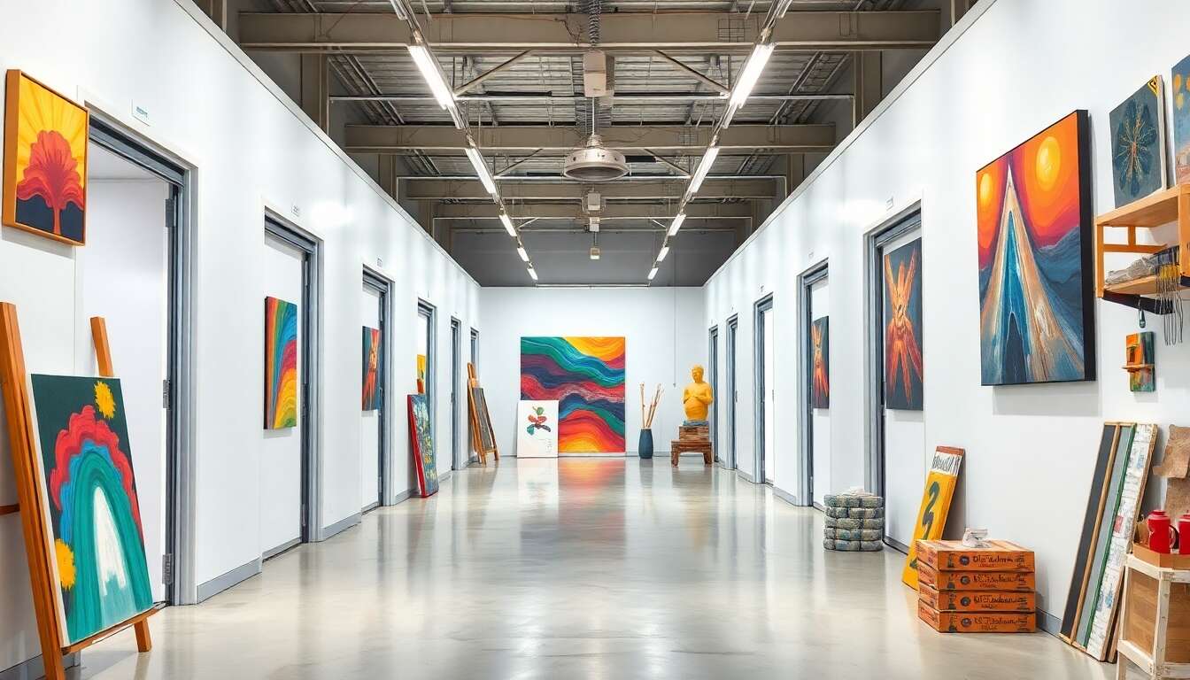 Avantages du self-stockage pour artistes et collectionneurs