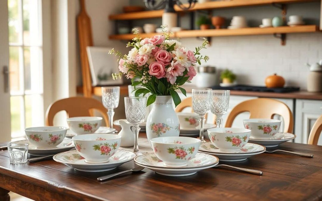 Accessoires de table vintage : intégrer le rétro dans sa déco moderne