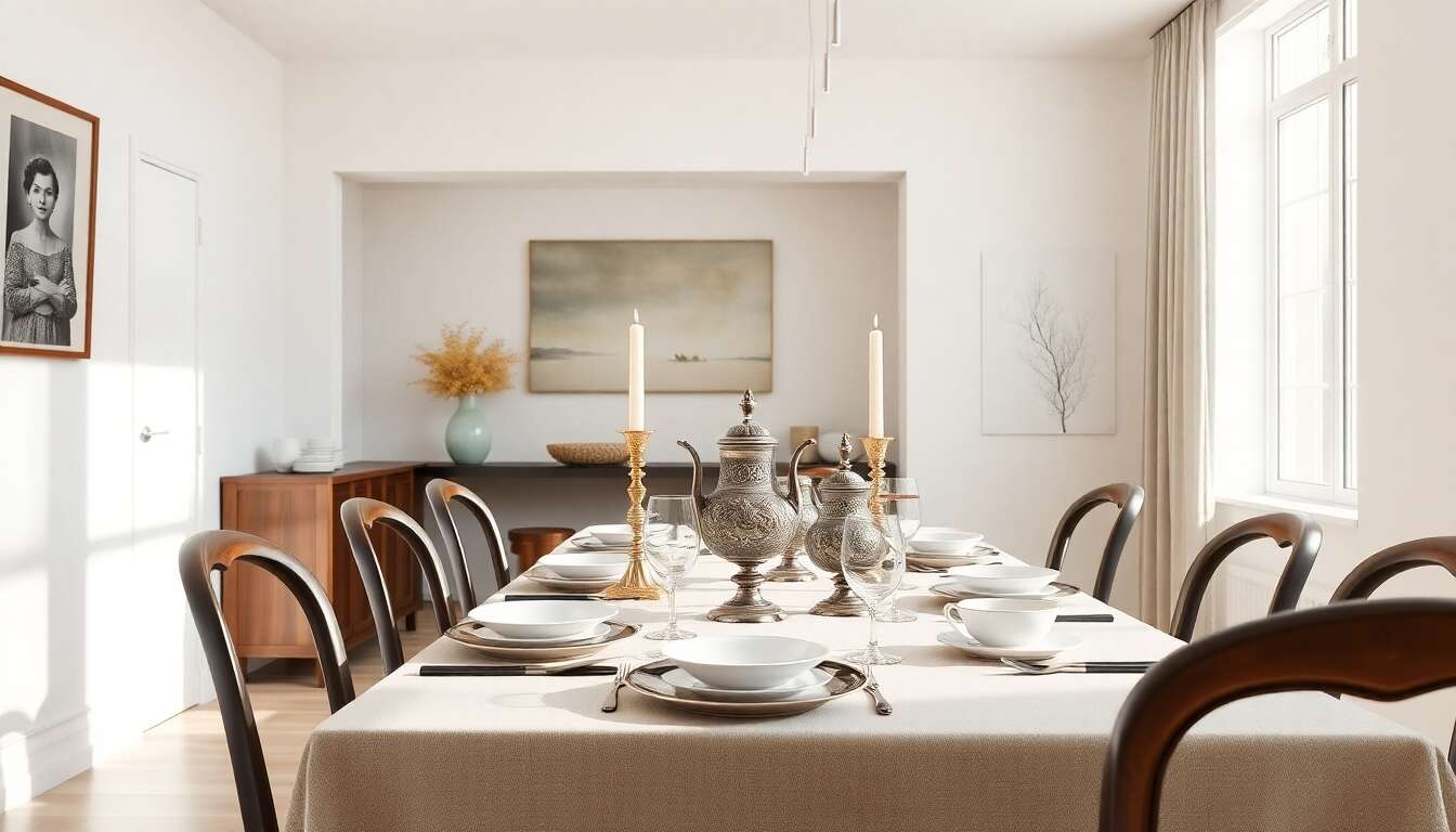 Le choix des couleurs pour harmoniser vintage et contemporain