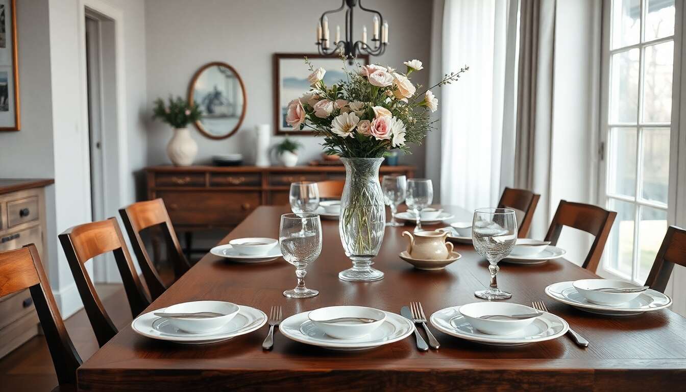 Chiner des accessoires de table rétro