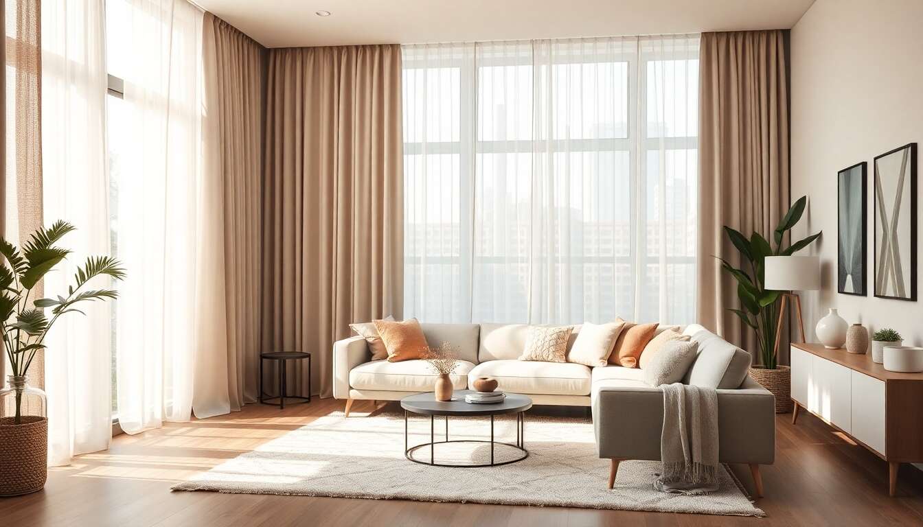 Des matériaux éco-responsables pour vos rideaux