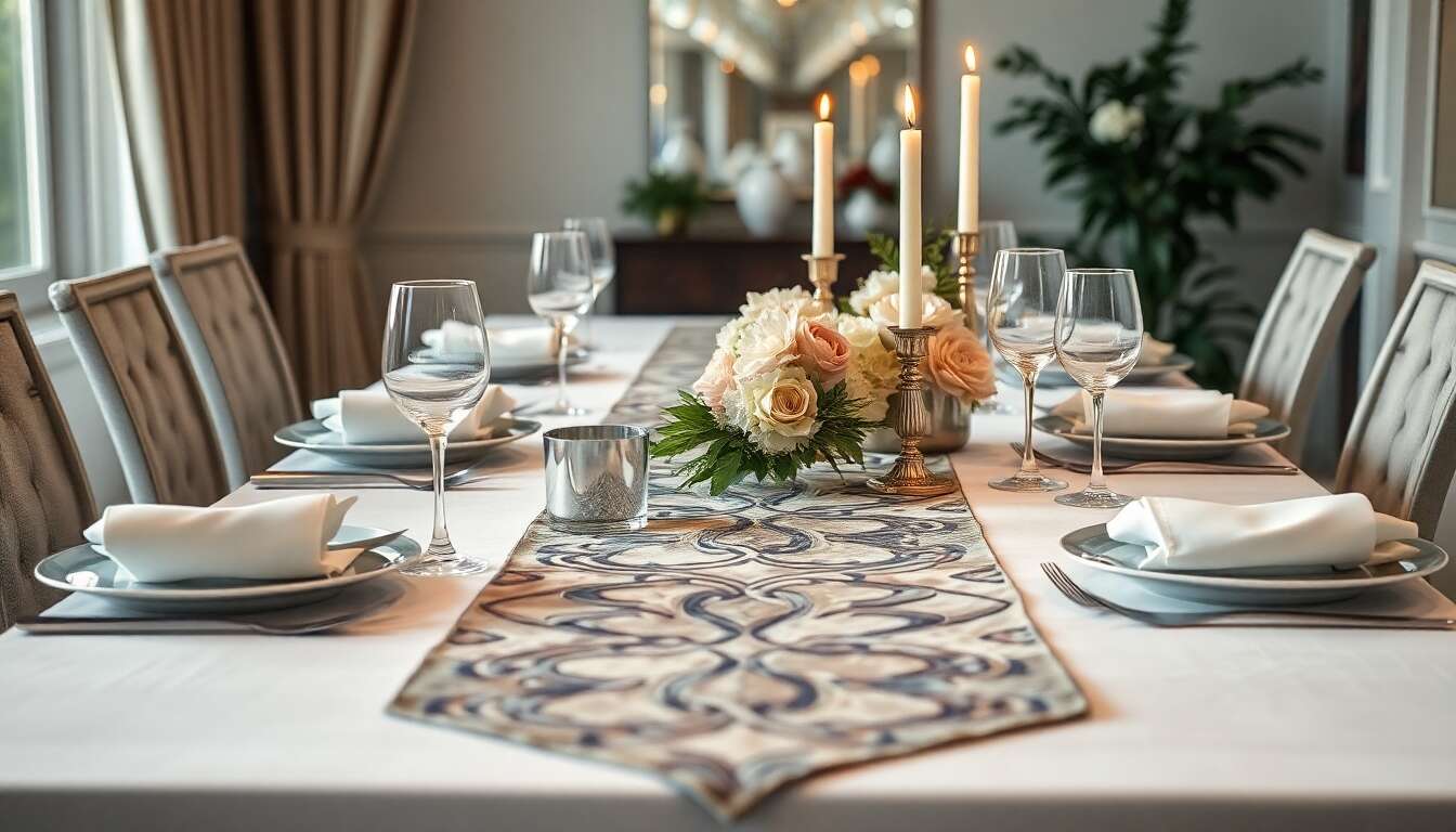 Adapter le chemin de table aux occasions spéciales