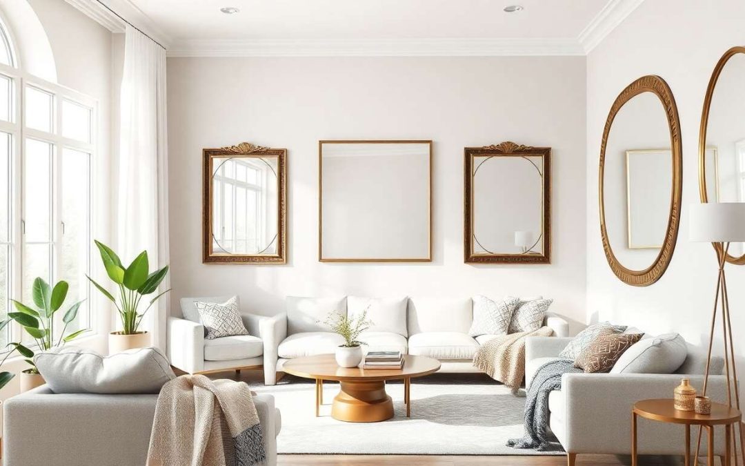 Miroirs tendance : agrandir visuellement votre espace avec style