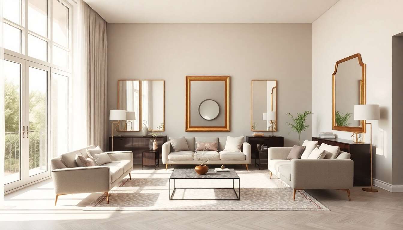 Astuces pour positionner vos miroirs efficacement