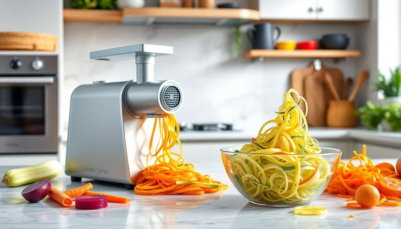 Les avantages d'un spiralisateur en cuisine