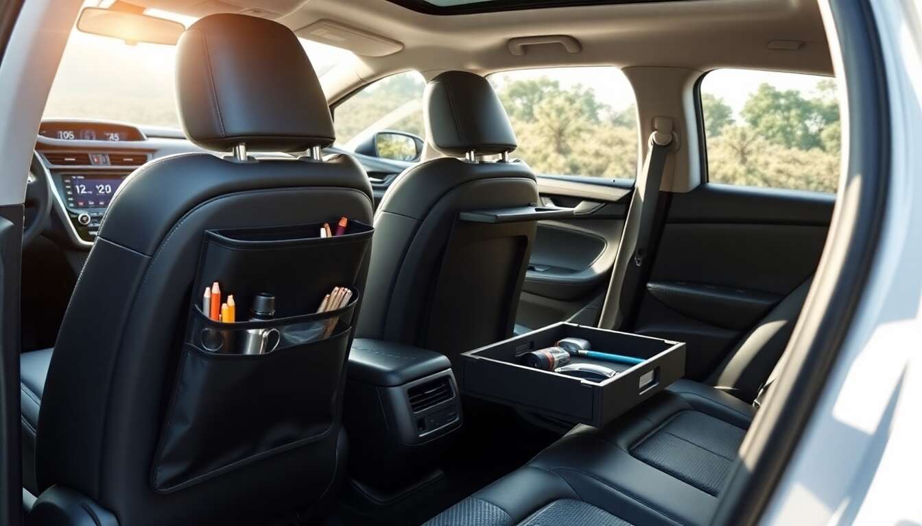 Stockage astucieux en voiture : accessoires innovants pour un espace optimisé