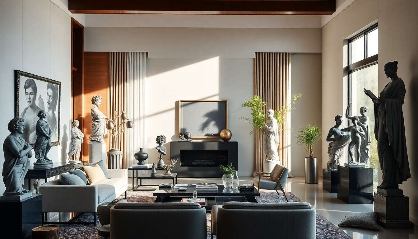 L'importance des sculptures dans l'art de la décoration