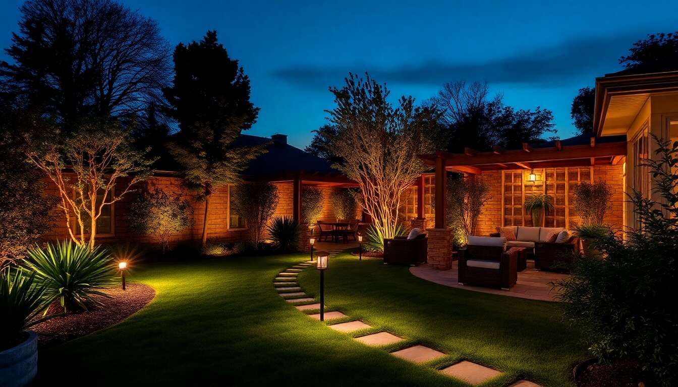 Les meilleures pratiques pour installer l'éclairage de jardin