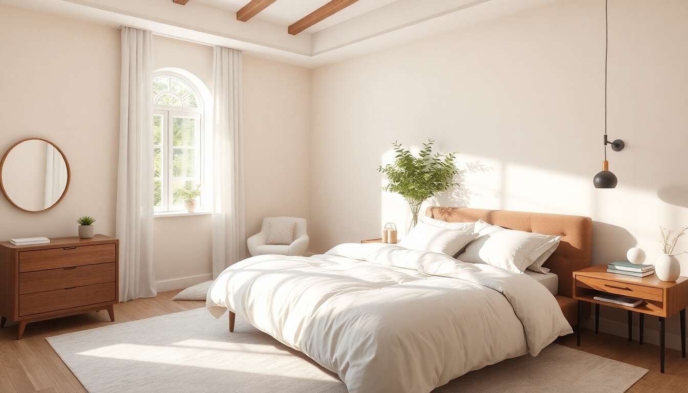 L'importance des couleurs dans une chambre &agrave; coucher