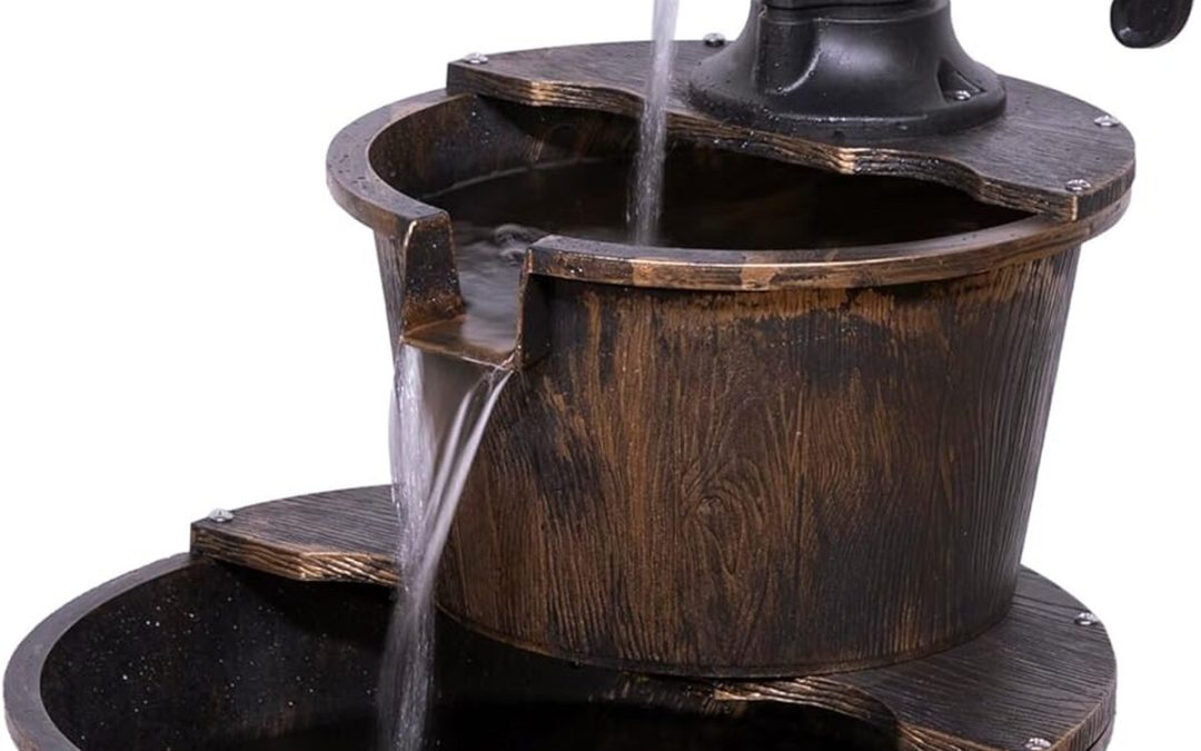 Avis sur la fontaine rustique 2 niveaux d'Alpine Corporation