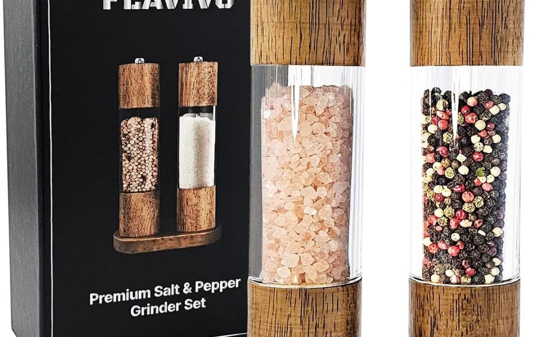 Test des moulins à sel et poivre Flavivo en bois et céramique