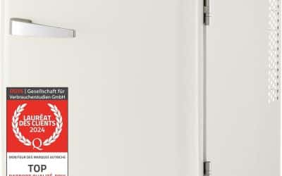 Test du mini-réfrigérateur TZS First Austria : design rétro et silence inégalé