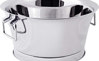 Test du seau à champagne EDZARD Samu en acier inoxydable