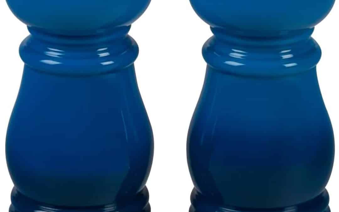 Test : moulins à sel et poivre Le Creuset, bleu marseille