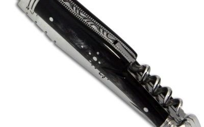 Test du couteau Laguiole Actiforge en corne noire