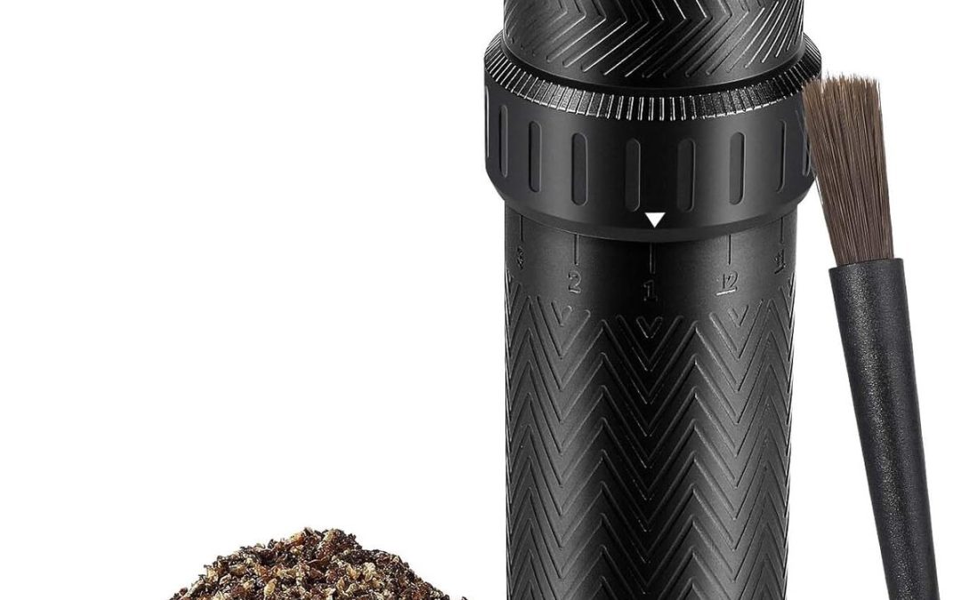 Test du moulin à poivre manuel robuste et rechargeable