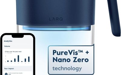 Test du pichet LARQ PureVis 1.9L : filtration UV révolutionnaire