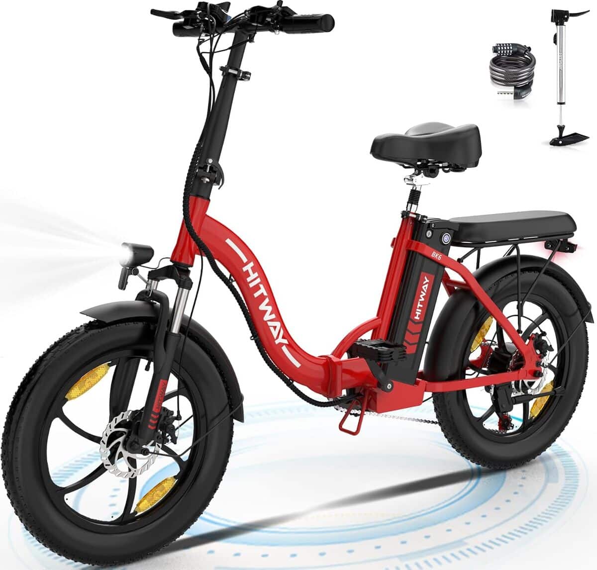 Accessoires Pour Vélo électrique Pliable HITWAY BK35 - Sécurité Et équipement