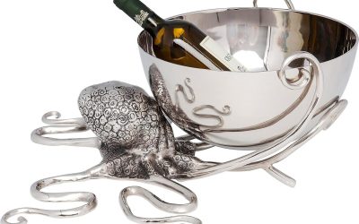 Avis : seau à champagne Octopus Kare Design, élégance argentée