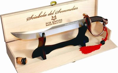 Avis sur le sabre à champagne FOX : élégance en acier inoxydable et poignée en bronze