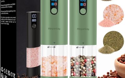 Test : moulins électriques Minpenlay avec écran LED et récipient 120 ml