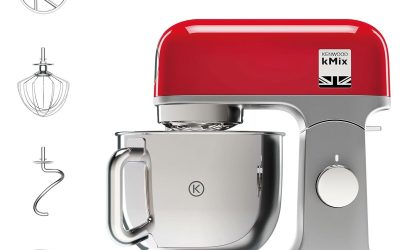 Test : robot pâtissier Kenwood KMX750RD, puissance et design rouge