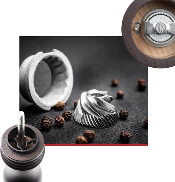 PEUGEOT - Moulin à Poivre Paris 50 cm - Réglage Classique - En Bois Labellisé PEFC - Fabrication Française - Coloris Chocolat