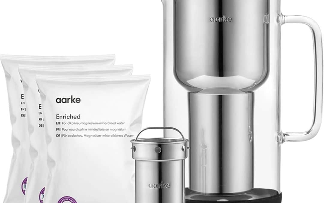 Test de la carafe filtrante Aarke Purifier : élégance et efficacité