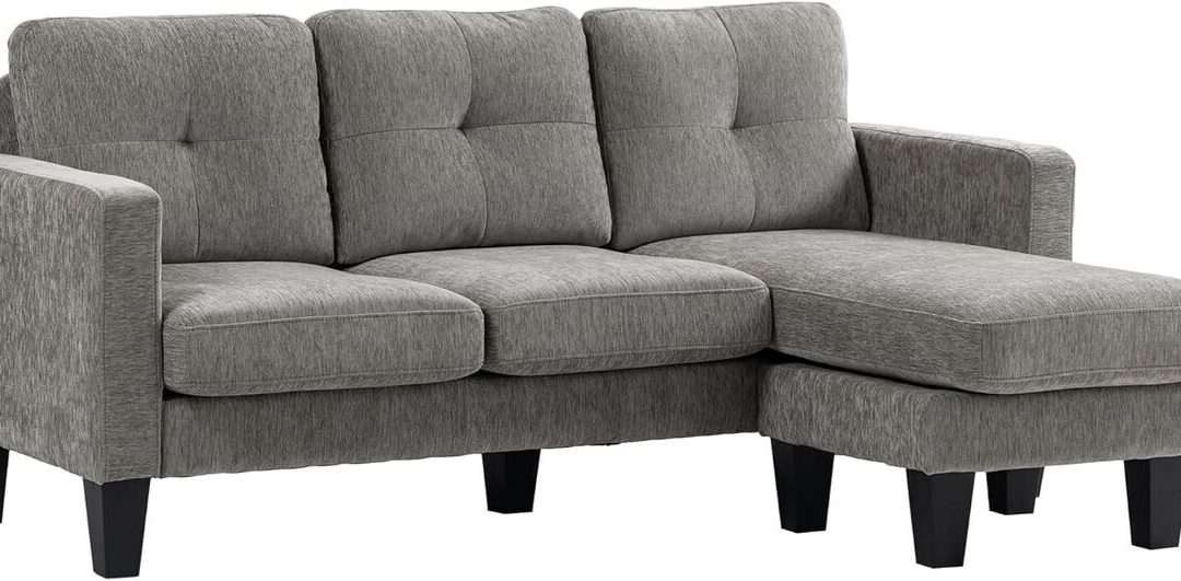 Test : canapé d'angle marron HOMCOM convertible et confortable