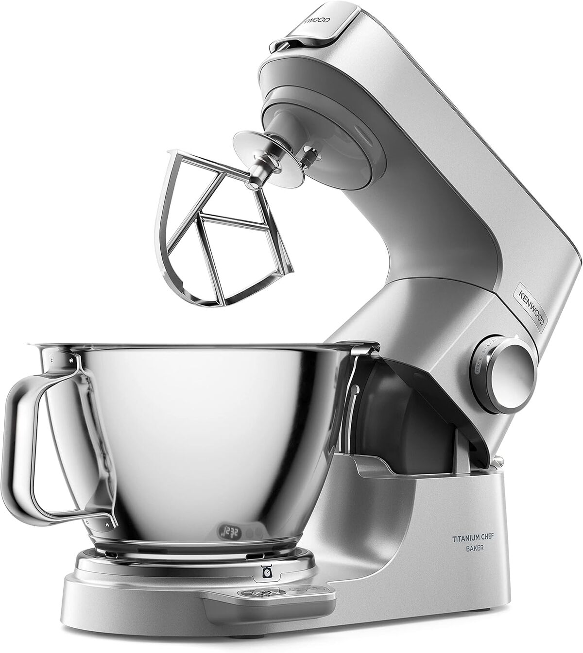 Ufesa Genius Robot Pâtissier 5 En 1 – 1200W, Bol 5L Inox, 6 Vitesses + Turbo, 3 Accessoires, Sans BPA, Pétrin Multifonction Pro