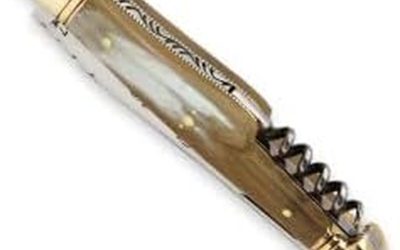 Test Laguiole Actiforge : couteau manche corne blonde et tire-bouchon